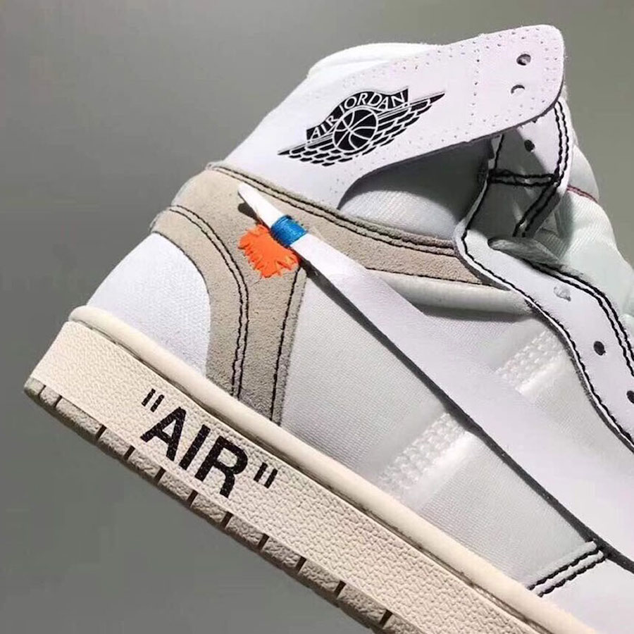 OFF-WHITE,Air Jordan 1,White,A  猝不及防！纯白配色 OFF-WHITE x AJ1 发售日期曝光