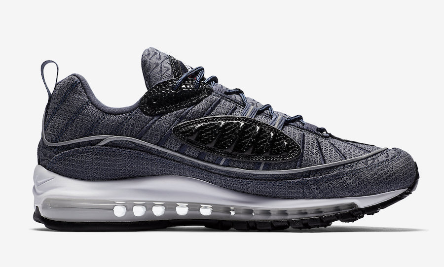 Nike,Air Max 98,Thunder Blue,9  货量不大！2018 年第一双 Air Max 98 即将发售