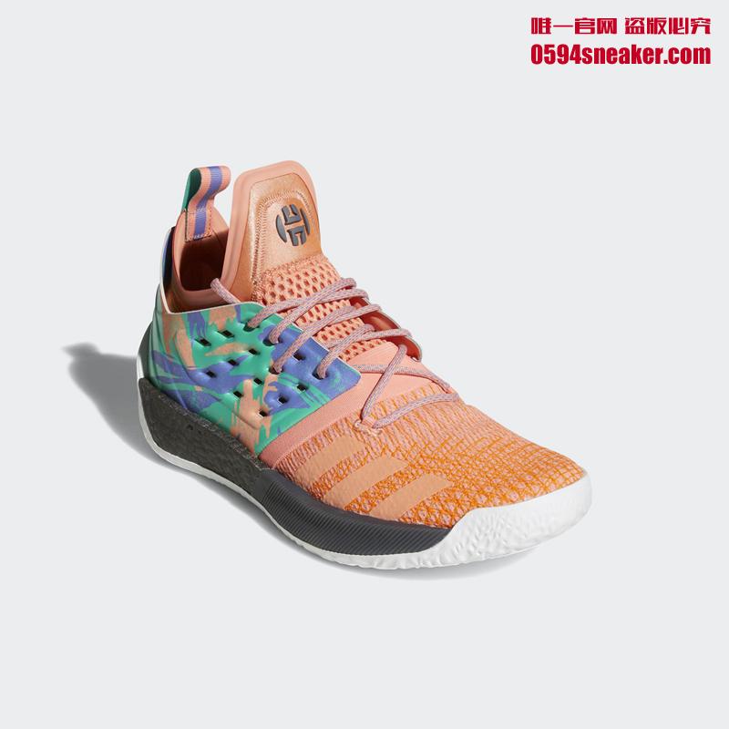 Harden Vol. 2,adidas  官方定妆照释出！哈登新战靴 Harden Vol. 2 细节表现不俗