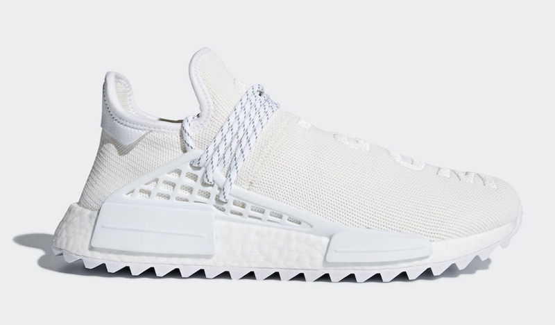 Pharrell,adidas,Hu NMD Trail,B  下月重磅登场！菲董 Hu NMD Trail 纯白配色首次曝光