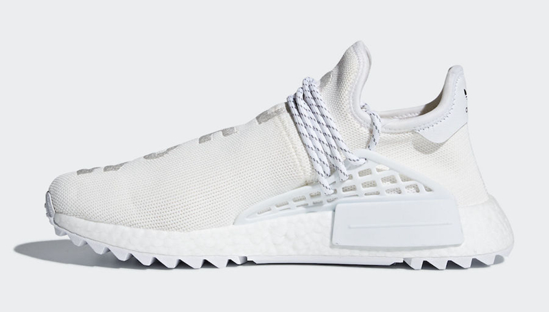 Pharrell,adidas,Hu NMD Trail,B  下月重磅登场！菲董 Hu NMD Trail 纯白配色首次曝光