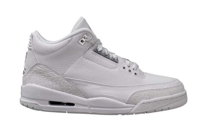 Air Jordan 3,Triple White,AJ3,  七月登场！纯白 Air Jordan 3 “Triple White” 首次曝光