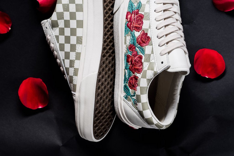 Rose Embroidery,Vans  花卉刺绣主题！两款 Vans “Rose Embroidery” 现已发售