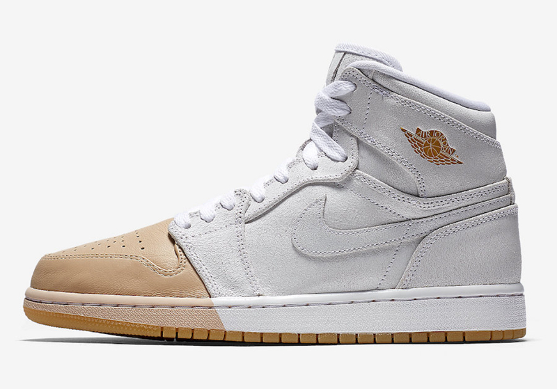 Air Jordan 1,Tan Toe,AJ1,AH738  分段式鞋头！Air Jordan 1 “Tan Toe” 首次曝光