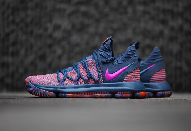 Nike KD 10,All-Star,Nike,89781  以洛杉矶晚霞为灵感！KD 10 “All-Star” 实物细节近赏