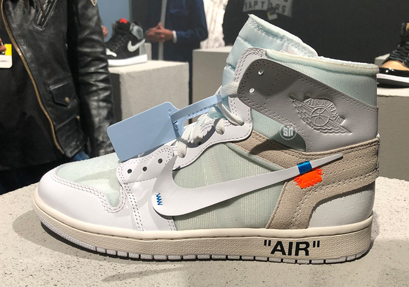 OFF-WHITE,Air Jordan 1,AJ1,AQ0  下月中旬登场！纯白 OFF-WHITE x AJ1 多角度实物近赏