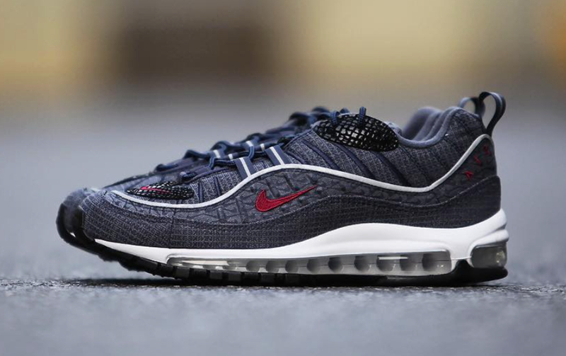 Nike,Air Max 98,Thunder Blue,9  将于近期登场！Air Max 98 “Thunder Blue” 实物细节近赏