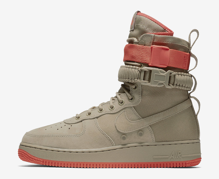 Nike,SF-AF1,864024-205 大胆加入粉色细节！全新配色 SF-AF1 即将发售