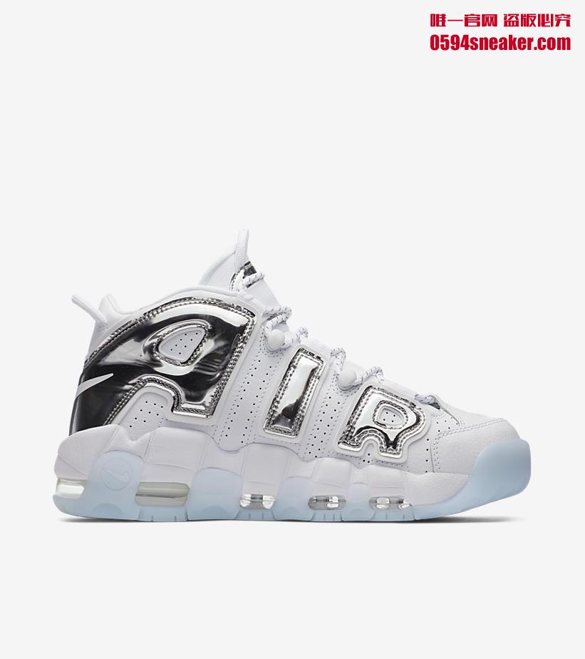 Nike,Air More Uptempo,917593-1  液态银 “大AIR”！女生专属 Air More Uptempo 明日官网上架