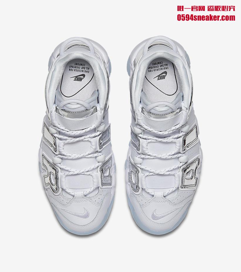 Nike,Air More Uptempo,917593-1  液态银 “大AIR”！女生专属 Air More Uptempo 明日官网上架