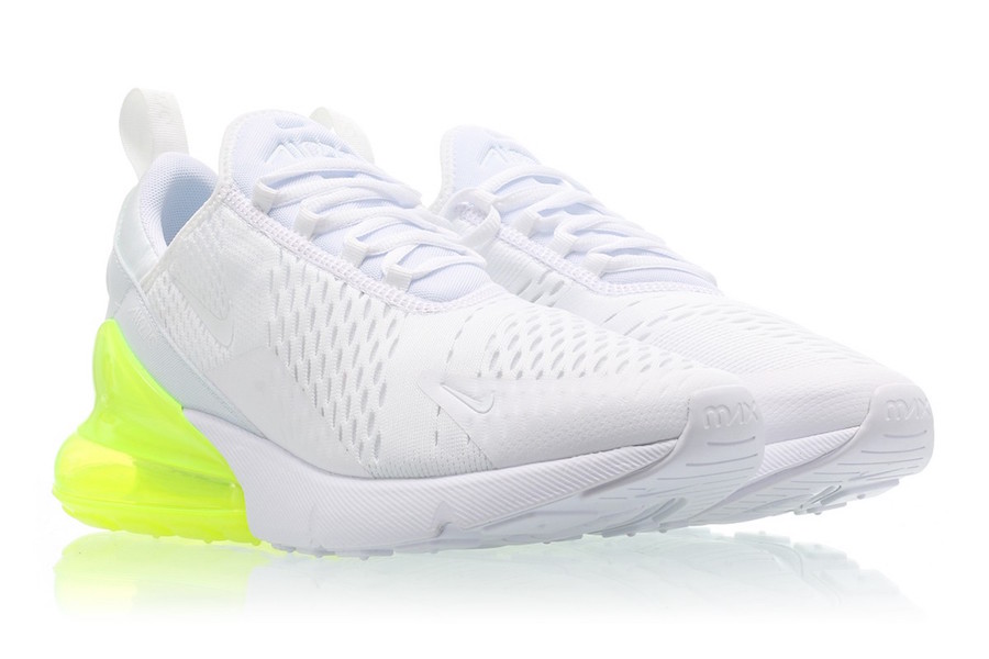 Nike,Air Max 270,AH8050-104  乍眼荧光黄！Nike Air Max 270 “White Volt” 二月初发售