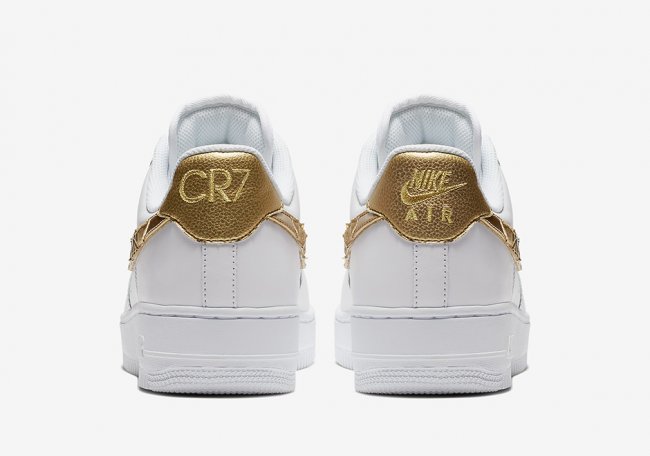 Nike,Air Force 1,AQ0666-100  C 罗专属配色！白金 Air Force 1 “CR7” 本周发售！