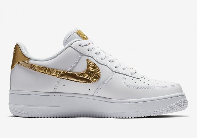 Nike,Air Force 1,AQ0666-100  C 罗专属配色！白金 Air Force 1 “CR7” 本周发售！