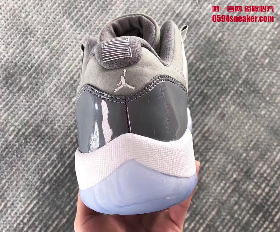 528895-003,AJ11,Air Jordan 11, 528895-003 AJ11 今年的人气款！酷灰 Air Jordan 11 Low 将在五月发售