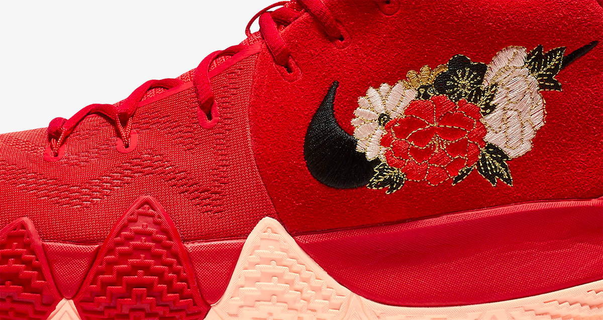 943807-600,Kyrie 4,Nike 943807-600 中国区下周发售！新年配色 Kyrie 4 CNY 要来了！