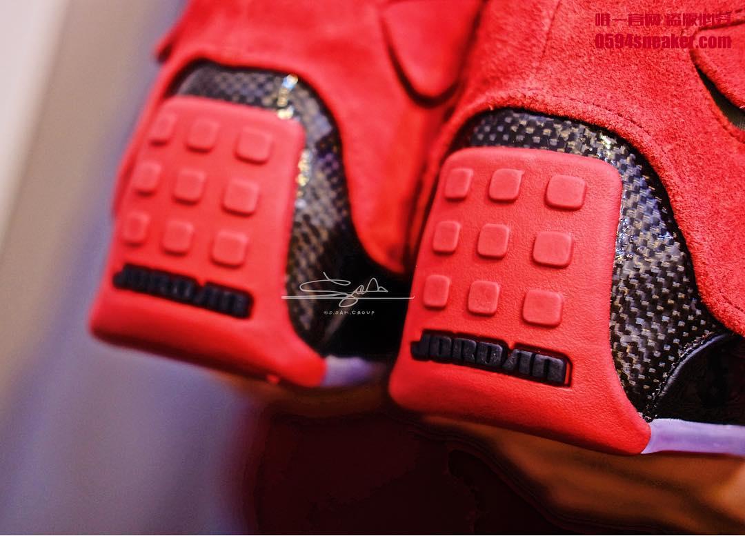 AA2494-601,AJ18,Air Jordan 18 AA2494-601 惊艳的性能怪兽！Air Jordan 18 “Toro” 清晰实物图赏