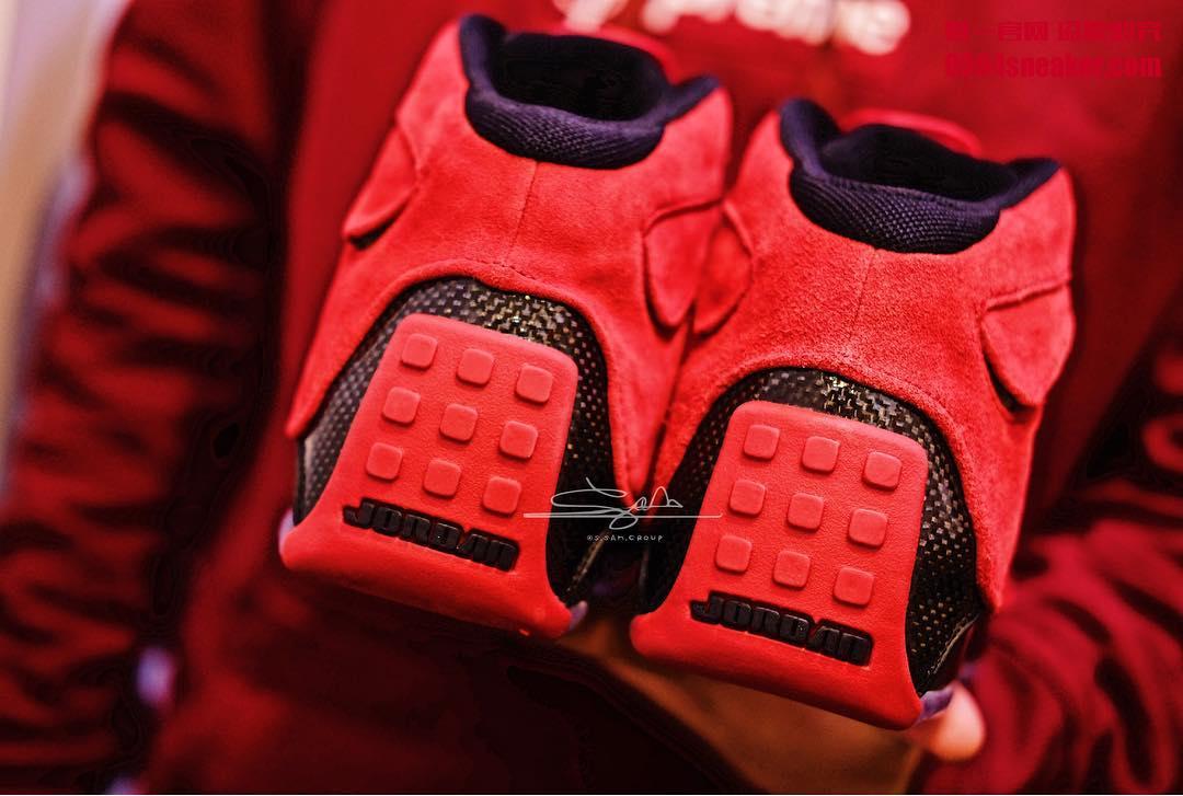 AA2494-601,AJ18,Air Jordan 18 AA2494-601 惊艳的性能怪兽！Air Jordan 18 “Toro” 清晰实物图赏