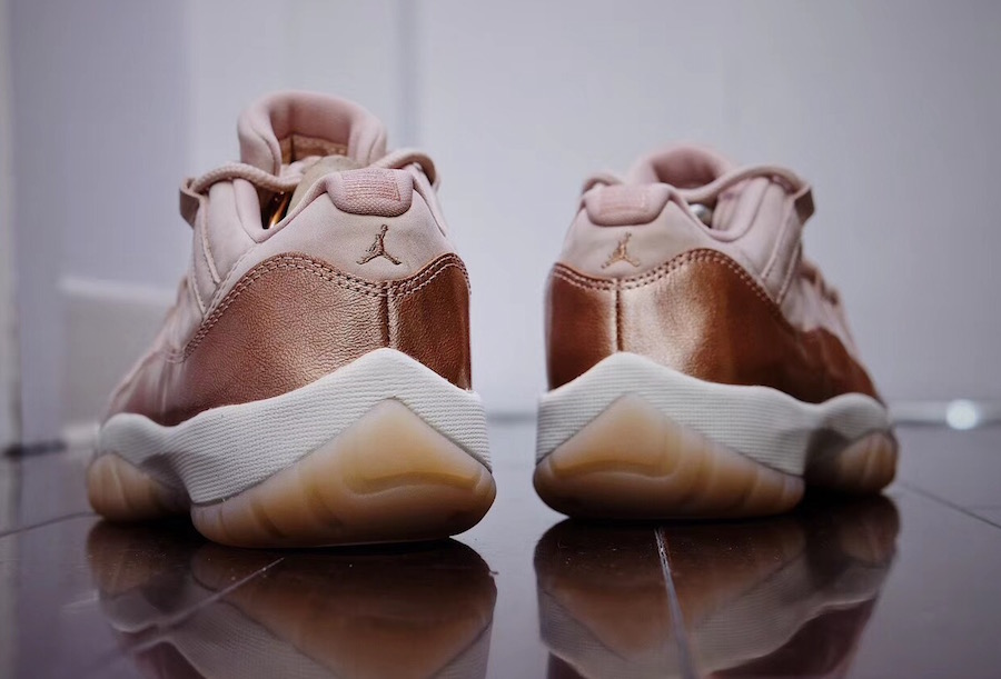 AH7860-105,AJ11,Air Jordan 11 AH7860-105 玫瑰金诱惑！这双 Air Jordan 11 Low “Rose Gold” 四月份发售