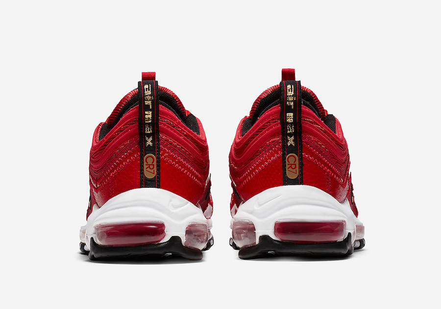 Air Max 97,AQ0655-600,Nike AQ0655-600 热情的葡萄牙红！Nike Air Max 97 “CR7” 鲜艳登场