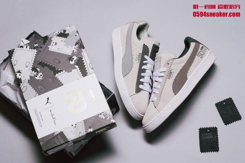 Puma Suede,Puma  细节格外丰富！Michael Lau x PUMA Suede 联名配色即将发售