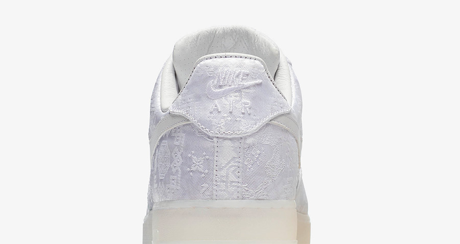 AO9286-100,AF1,Air Force 1,CLO AO9286-100 白丝绸 CLOT x Nike Air Force 1 发售日期确定！下周就登场！