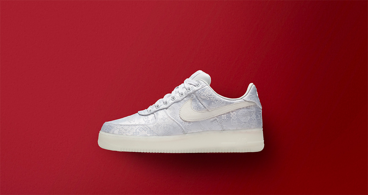 AO9286-100,AF1,Air Force 1,CLO AO9286-100 白丝绸 CLOT x Nike Air Force 1 发售日期确定！下周就登场！