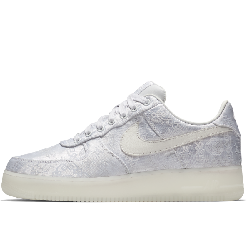 AO9286-100,AF1,Air Force 1,CLO AO9286-100 白丝绸 CLOT x Nike Air Force 1 发售日期确定！下周就登场！