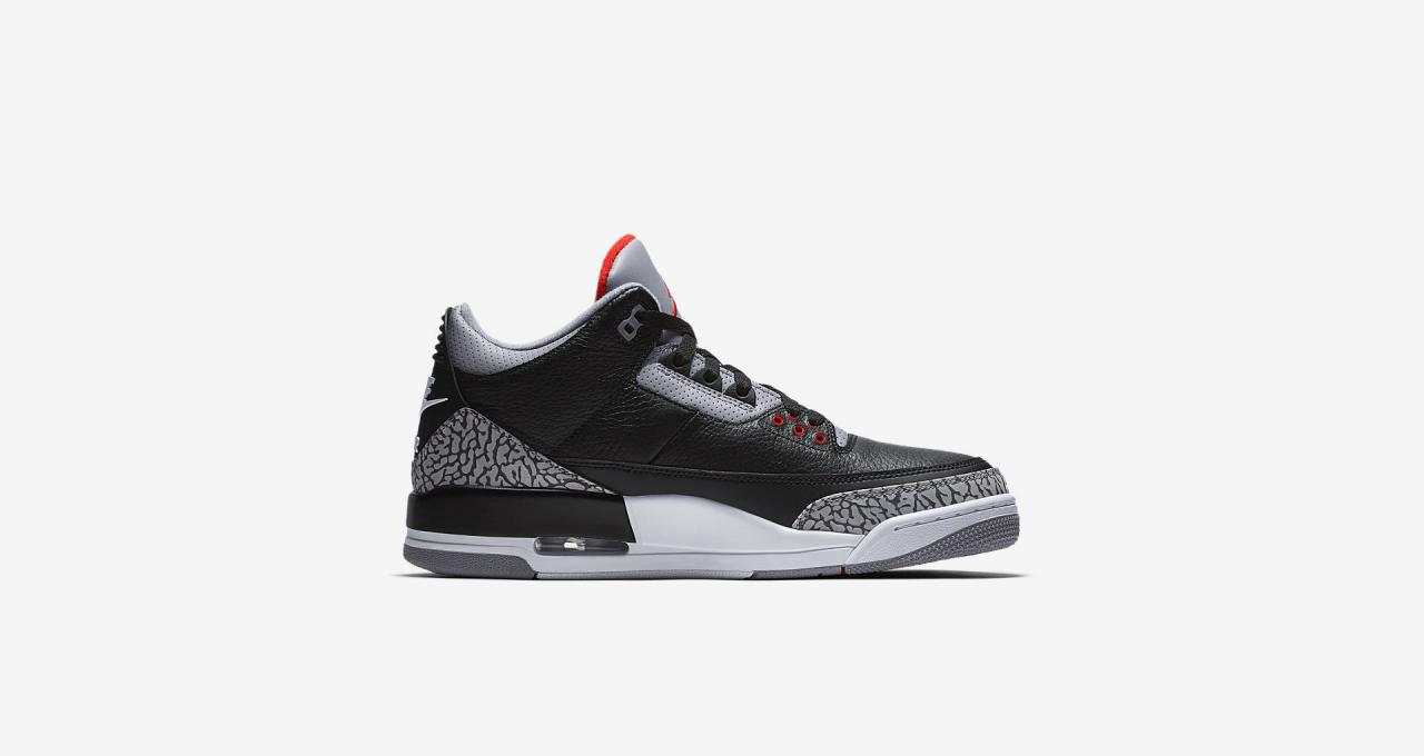 854262-001,AJ3,Air Jordan 3 854262-001 AJ3 黑水泥 Air Jordan 3 中国区发售信息正式公布