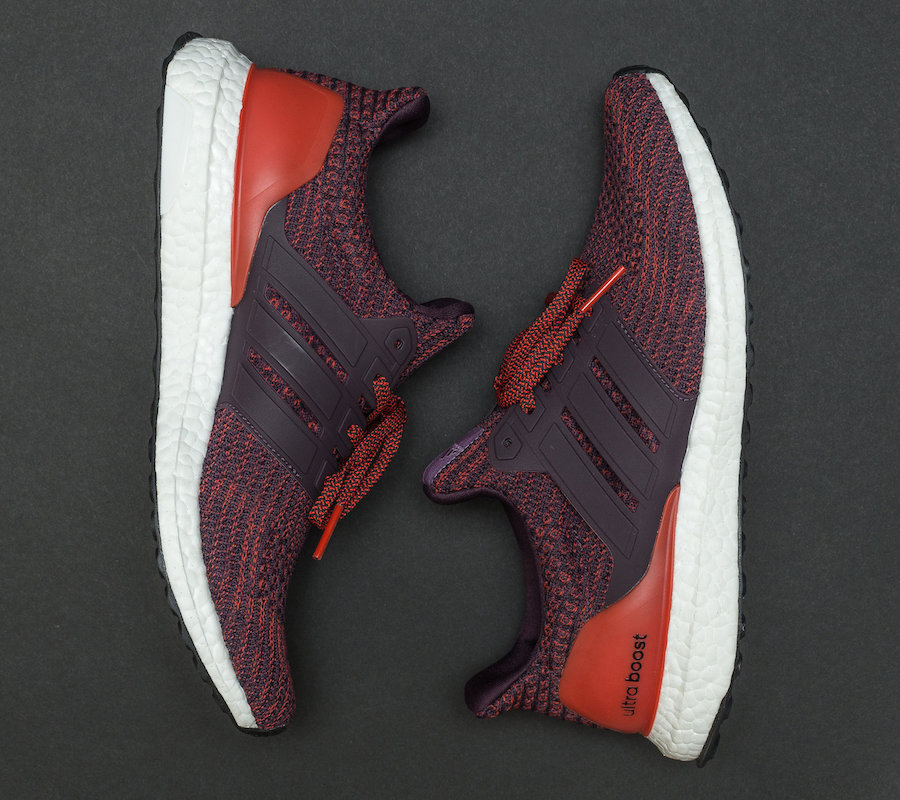 adidas,Ultra Boost,Deep Burgun  酒红配色！adidas Ultra Boost 4.0 “Deep Burgundy” 二月发售