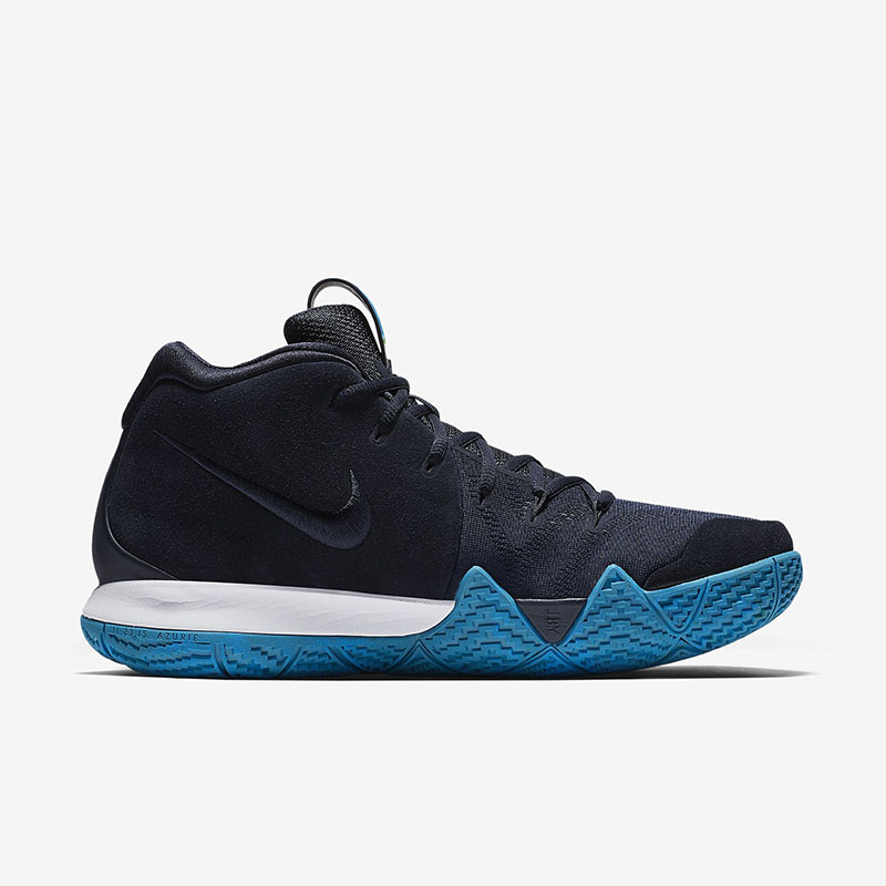 Nike Kyrie 4,Obsidian,943806-4  配色沉稳造型犀利！Nike Kyrie 4 黑曜石现已登陆官网！