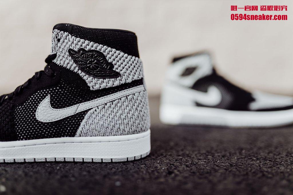 Air Jordan 1,AJ1,Flyknit,Shado  高清实物美图！Air Jordan 1 Flyknit “Shadow” 本月即将发售！