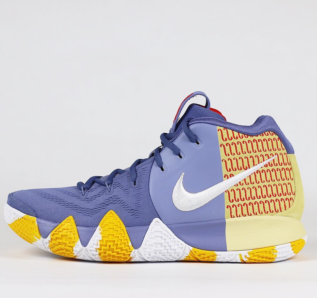 Nike,Kyrie 4  独特配色方案！专属 Kyrie 4 London PE 实物近赏