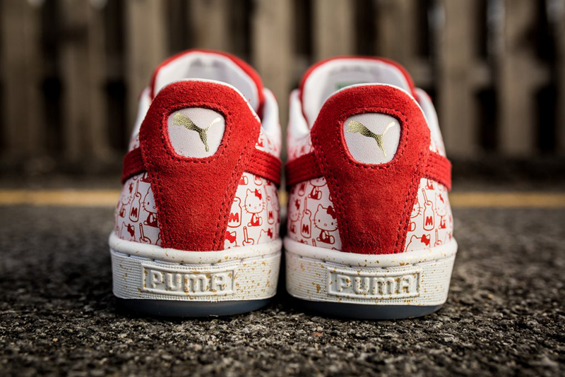 Hello Kitty,PUMA Suede,PUMA 甜美又可爱！Hello Kitty x PUMA Suede 海外现已发售