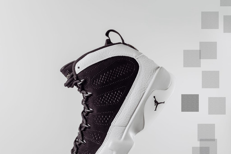 Air Jordan 9,LA,AJ9,302370-021  简约黑白装扮！全明星主题 Air Jordan 9 “LA”  本周登场