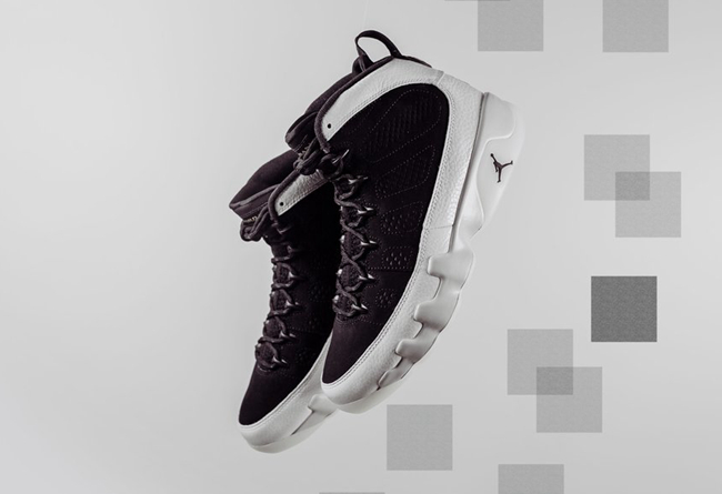 Air Jordan 9,LA,AJ9,302370-021  简约黑白装扮！全明星主题 Air Jordan 9 “LA”  本周登场