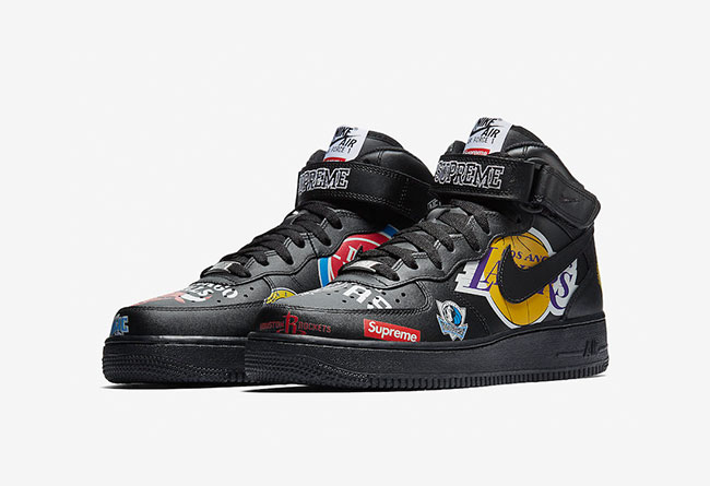 Supreme,Nike,Air Force 1,NBA  本月底正式发售！Supreme x Air Force 1 Mid ’07 官图释出