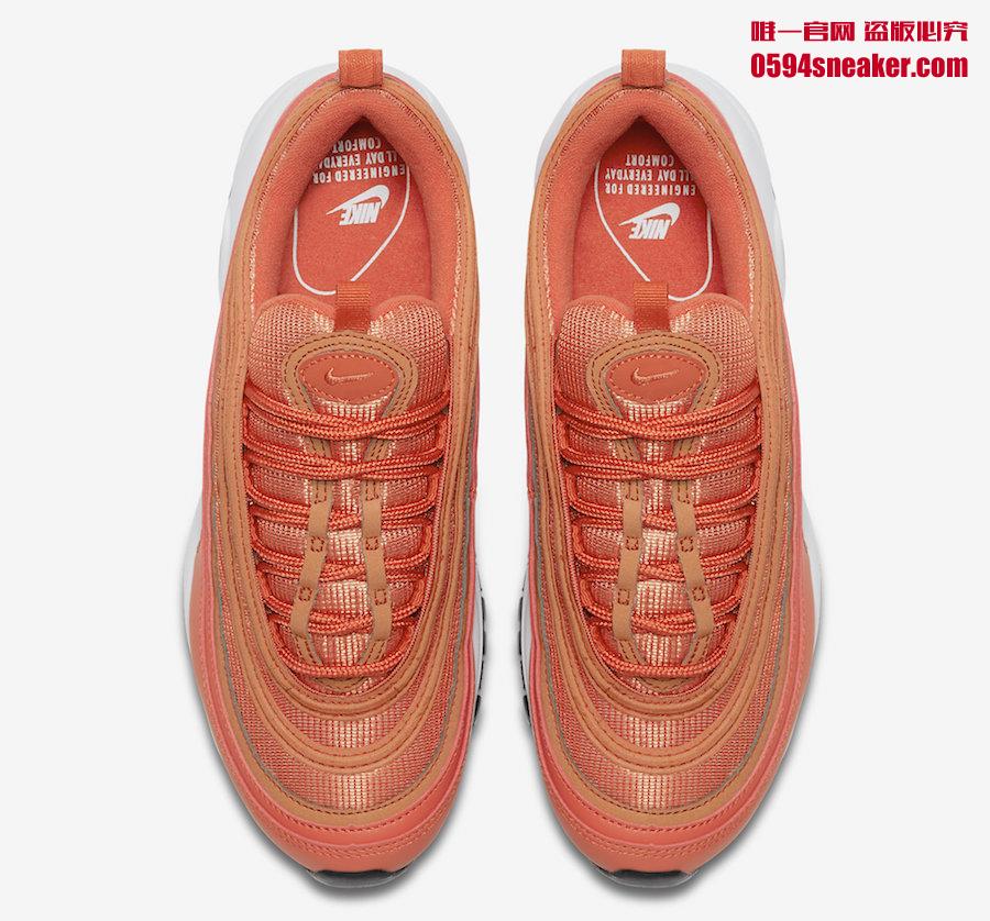 Nike,Air Max 97,921733-800  纯粹的亮眼橙色！全新 Air Max 97 官图释出