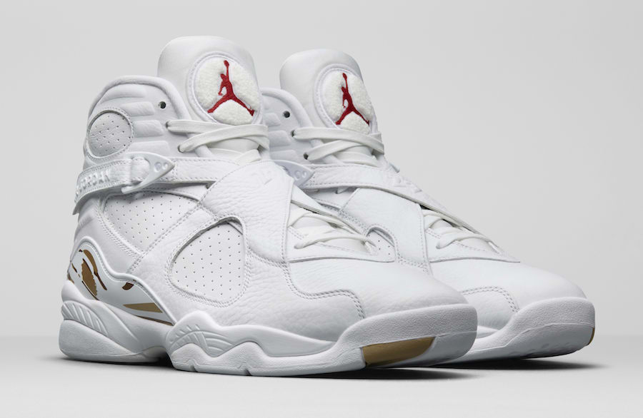 AA1239-135,AJ8,Air Jordan 8 AA1239-135-045 本月发售，黑色和白色款 Air Jordan 8 OVO 官图释出