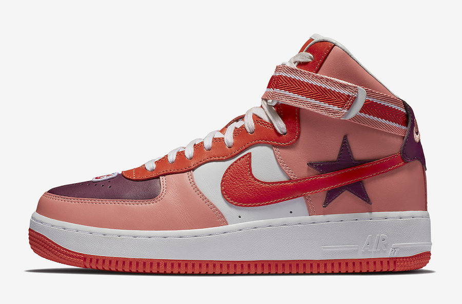 AQ3366-600,AF1,Air Force 1,Nik AQ3366-600 Vintage and unique! RT x Air Force 1 Hi comes in a bright new colorway!