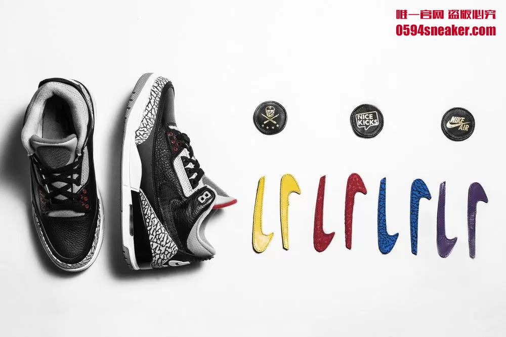 AJ3,Air Jordan 3 AJ3 黑水泥也换钩！这双 Air Jordan 3 “Black Cement” 更具多彩活力！