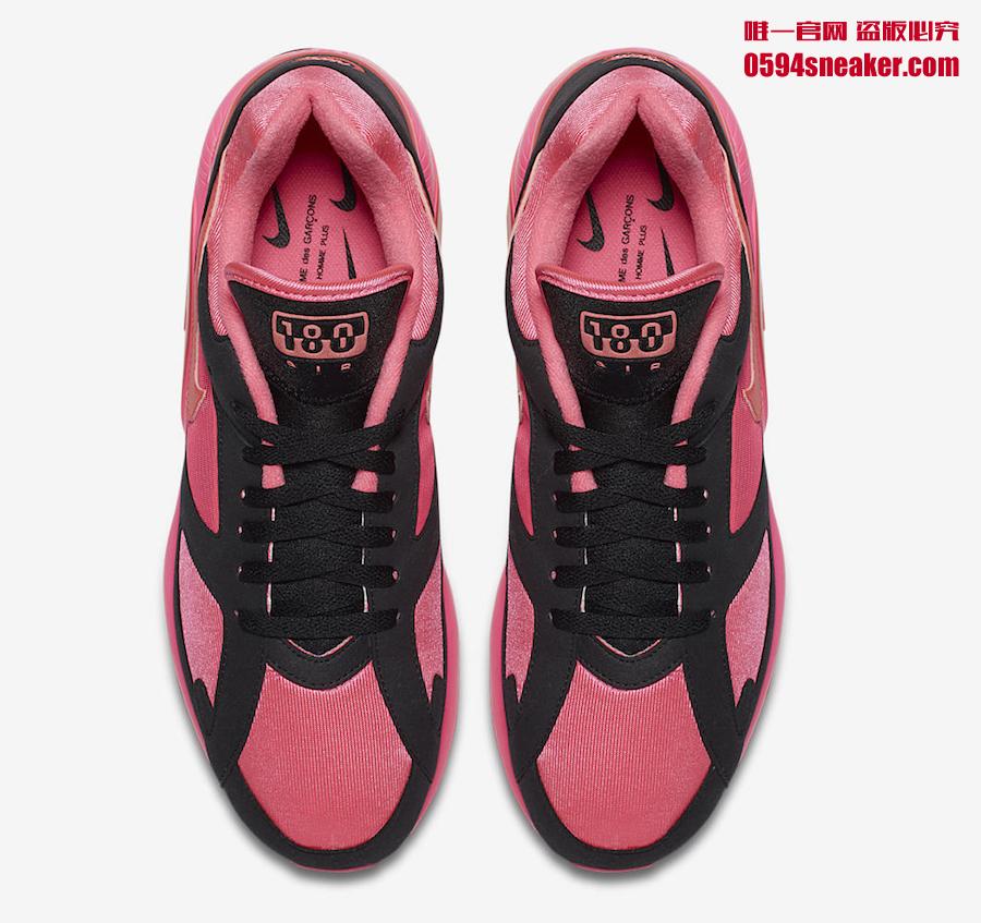 Nike,Air Max 180,CDG,AO4641-60  粉色贯穿！Air Max 180 CDG 明日突击发售！