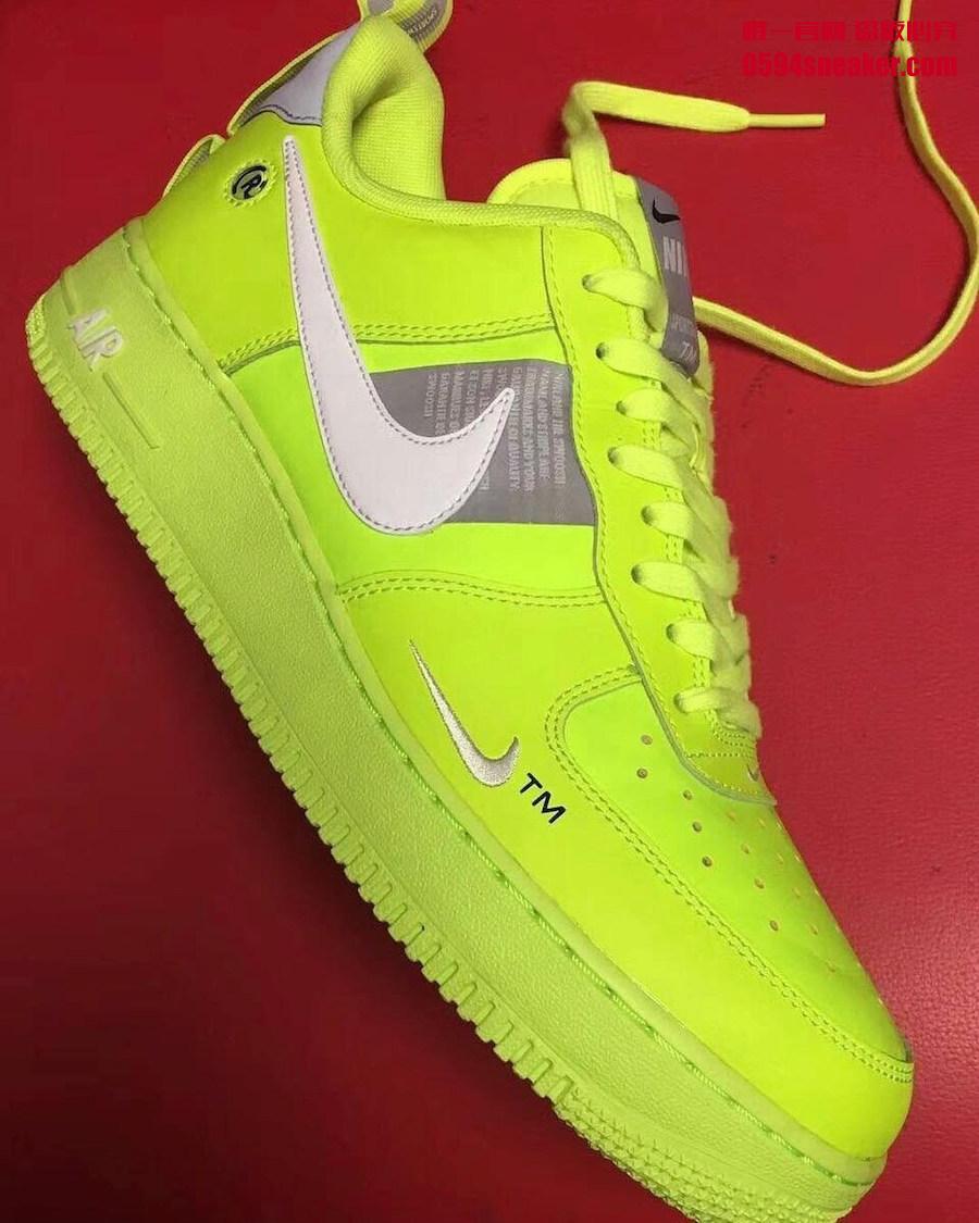 Nike,Air Force 1  超醒目的网球配色！Air Force 1 “Tennis Ball ” 实物曝光