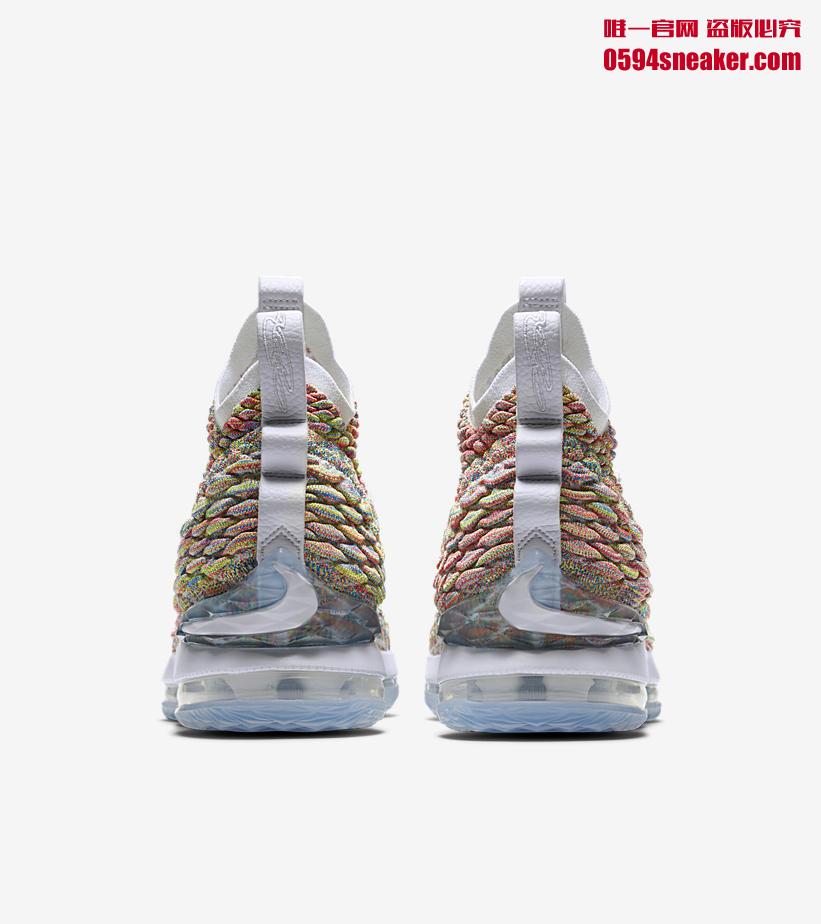 Nike,LeBron 15,897648-900  夏日清新气质！LeBron 15 “Fruity Pebbles” 下周发售