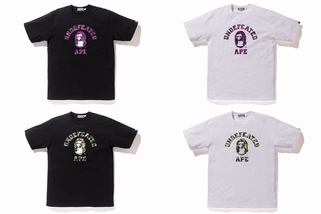 BAPE,UNDEFEATED  BAPE® x UNDEFEATED 2018 全新联名系列即将发售！