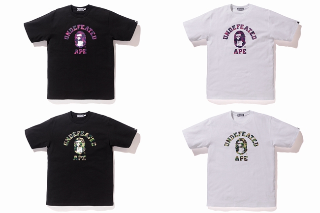 BAPE,UNDEFEATED  BAPE® x UNDEFEATED 2018 全新联名系列即将发售！