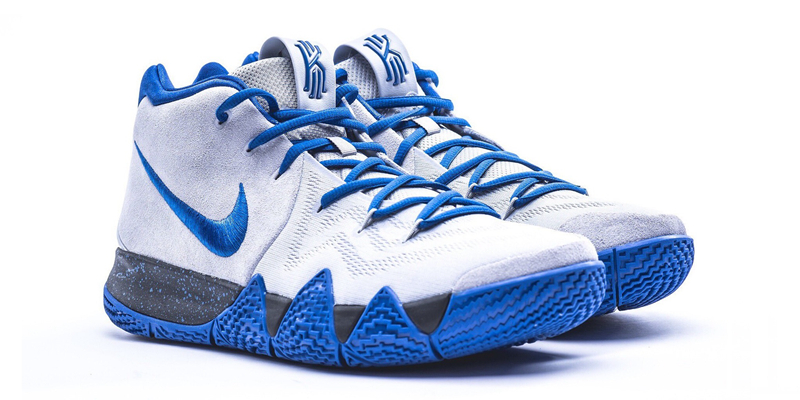 Nike,Nike Kyrie 4  蓝魔新战靴！Nike Kyrie 4 “Duke” PE 实物曝光