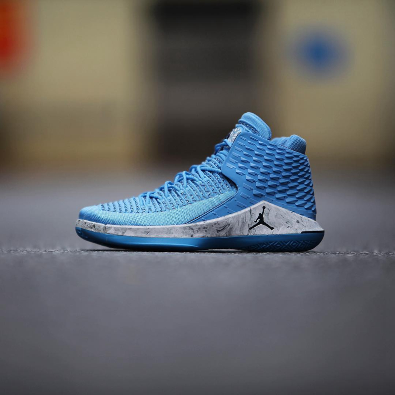 Air Jordan 32,AJ32,AA1253-406  诱人北卡蓝！Air Jordan 32 “UNC” 实拍美图近赏