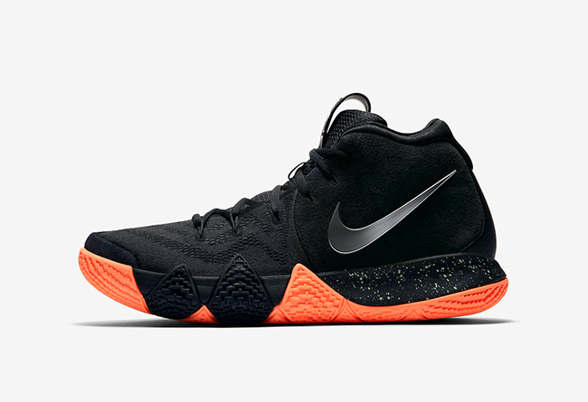 Nike,Nike Kyrie 4,943806-010 醒目黑橙！Nike Kyrie 4 全新配色即将发售