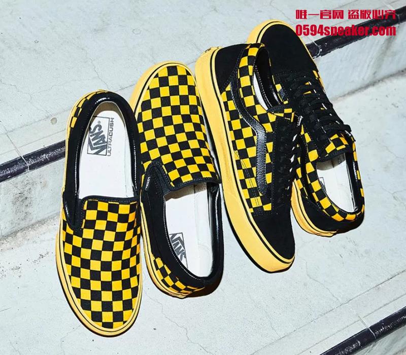 Vans,californiadept  黑黄棋盘格！Vans x California Dept. 联名现已发售