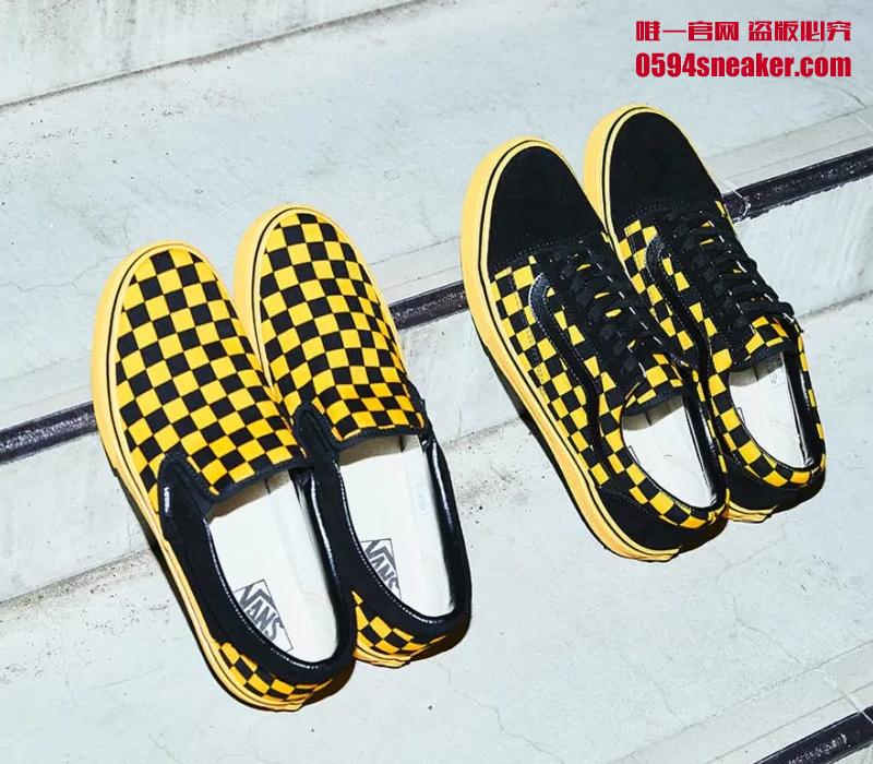 Vans,californiadept  黑黄棋盘格！Vans x California Dept. 联名现已发售